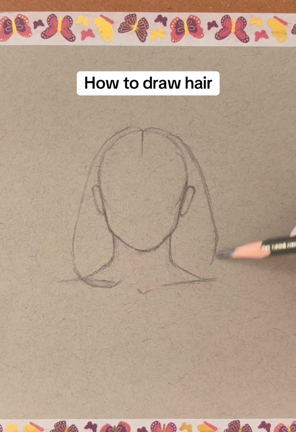 Pencil Hair Drawing Tutorial Artist: Nikola Kordas #asmr #drawingtutorial #howtodraw  