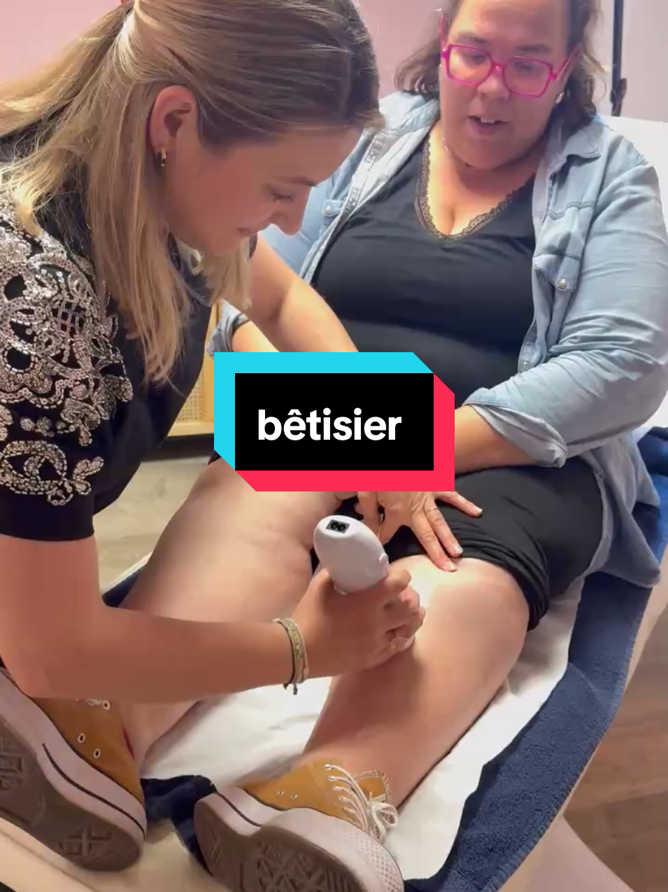 Voici le bêtisier ! ah non ça c'est vraiment passer @Lodv esthétique et formation 