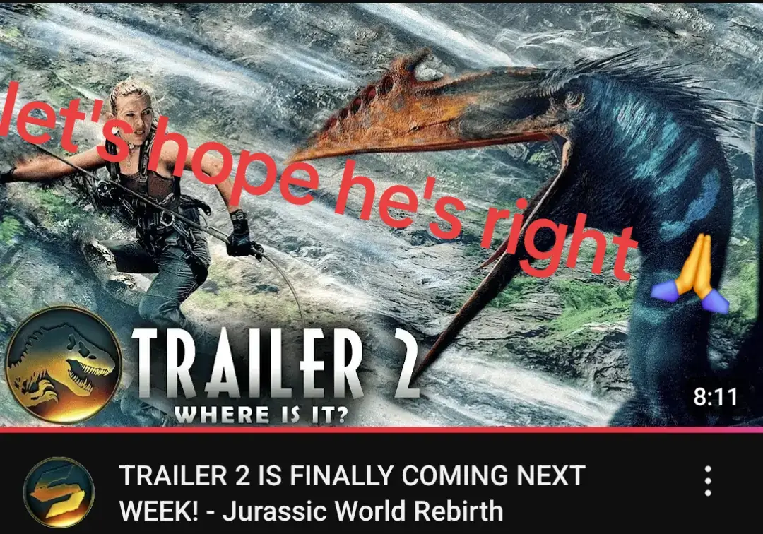 pls universal #fyp #whereisthatsecondtrailer #jurassicworldrebirth #swrve 