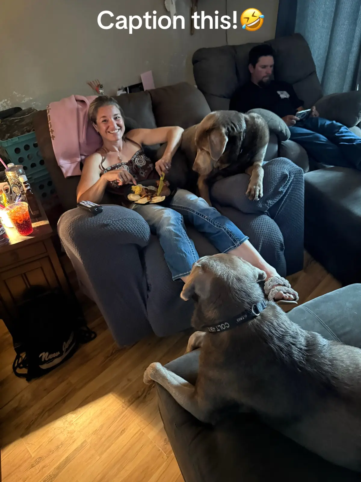 #captionthis #tankandcolt @TankAndColt #thelifeofjersey #🤣 #beggars #dogsoftiktok #furbabymama #montanajerseygirl 