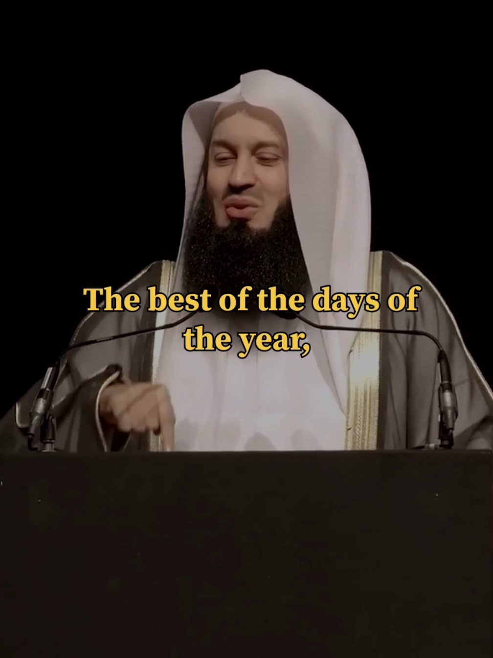 10 days of Dhul hijjah🖤 . . . . #islamicreminder #1million #fym #fyp  #foryoupagee  #muftimenk  #muftimenk_videoz #goviral #muftimenk_vidz 