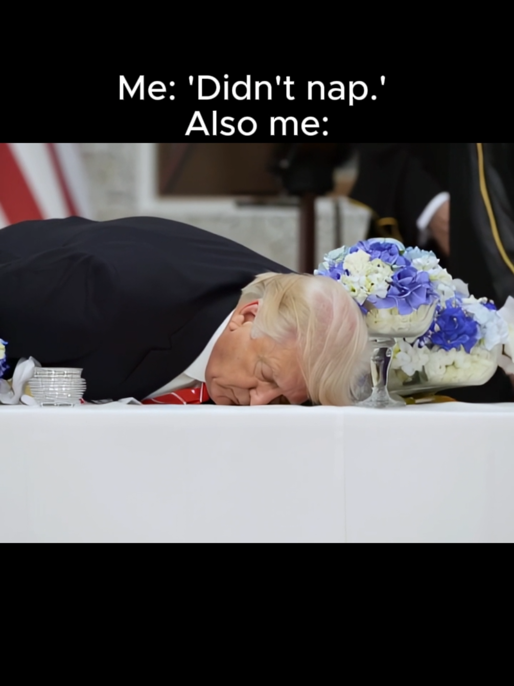 Still awake! 😂😂 💯 #viral #sleepingbeauty #usa #trump #fyp #trending  #ai 