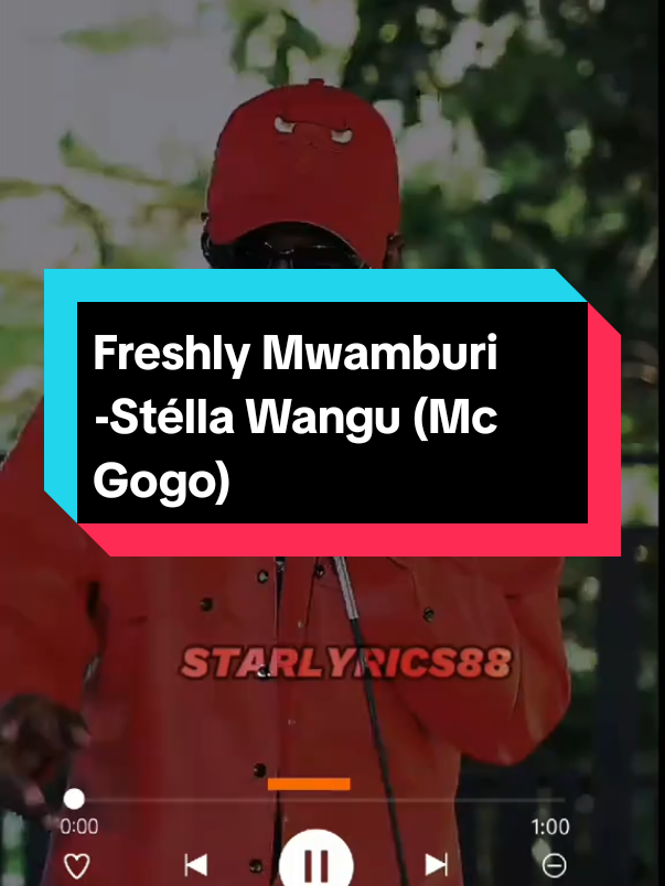 Freshly Mwamburi -Stélla Wangu Mc Gogo  @mc gogo #mcgogo #sakaja #josechameleon #mothersday #starlyrics88 @Mc Gogo 