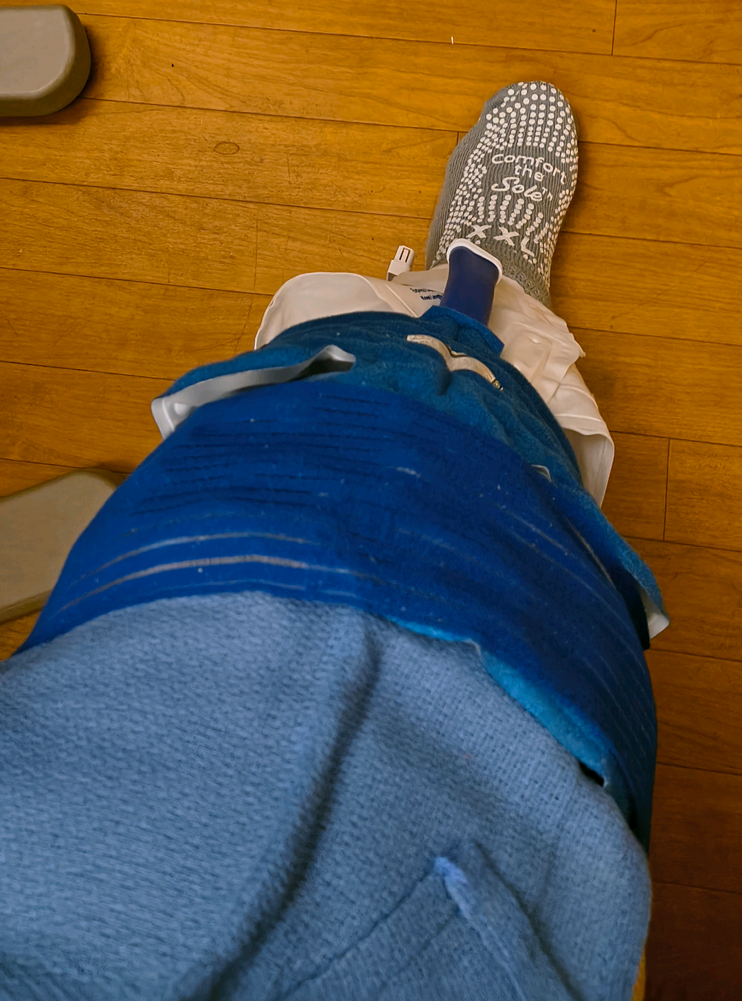 Knee Replacement surgery complete! Giving God glory for all of it. It did not come without complications however. Your prayers will be greatly appreciated.  #kneereplacement #highbloodpressure 
