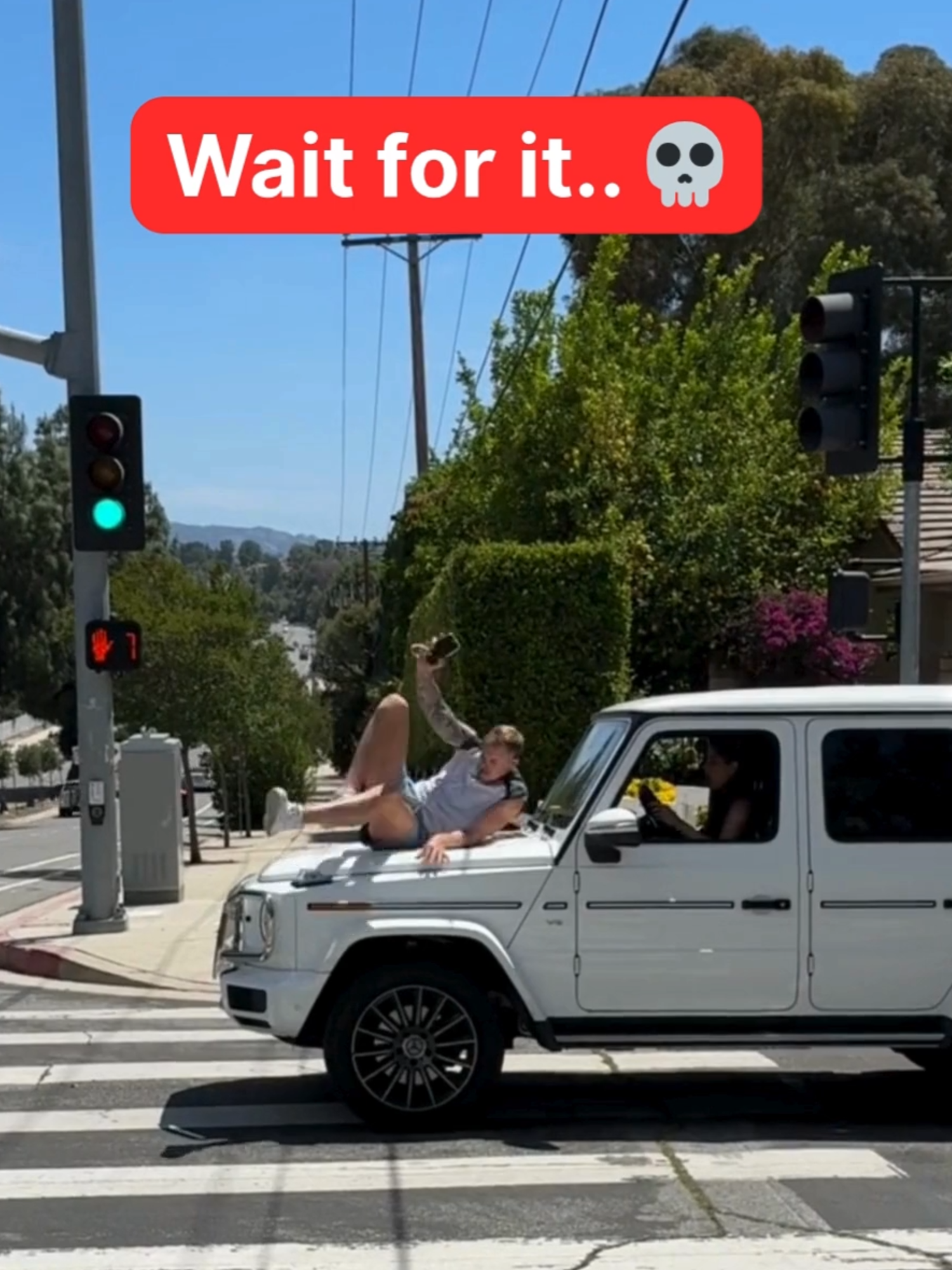 Rude driver gets what she deserves! 😱 #funny #comedian #cars #karen #driving