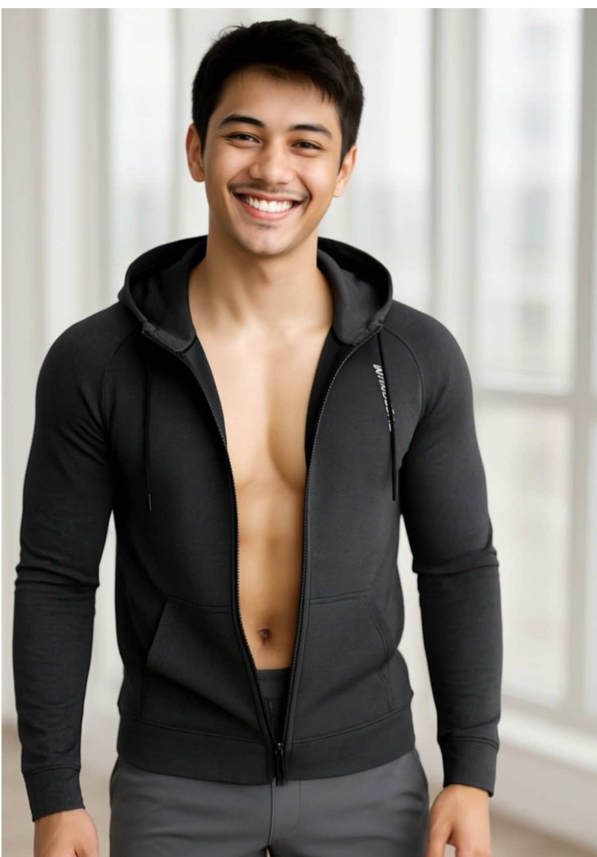 Jangan samain dengan viral 2 juta sebelah ya, cukup jaketnya aja yang sama. #januar #charming #model #outfit #trendingvideo #foryoupage #fyp #prialokal #GymTok #fyppppppppppppppppppppppp #gym 