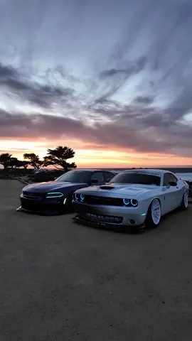 Two Beasts Docked 😈  #beastmode #fypシ #srthellcat #dodgechallenger #hellcatchallenger #challenger #srt #carlover #carslover #musclecars #luxurycars #carspotting #gt3rs #classiccar #sportscar #300hp #mustanggt #livingthedream #daytona #dodgedemon #dodgedemon170 #newdodgechallenger #newdodgecharger #2024dodgecharger #daytonasrt #daytonasrtev 