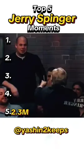 Top 5 jerry springer moments #jerryspringer #top5 #usa #funny