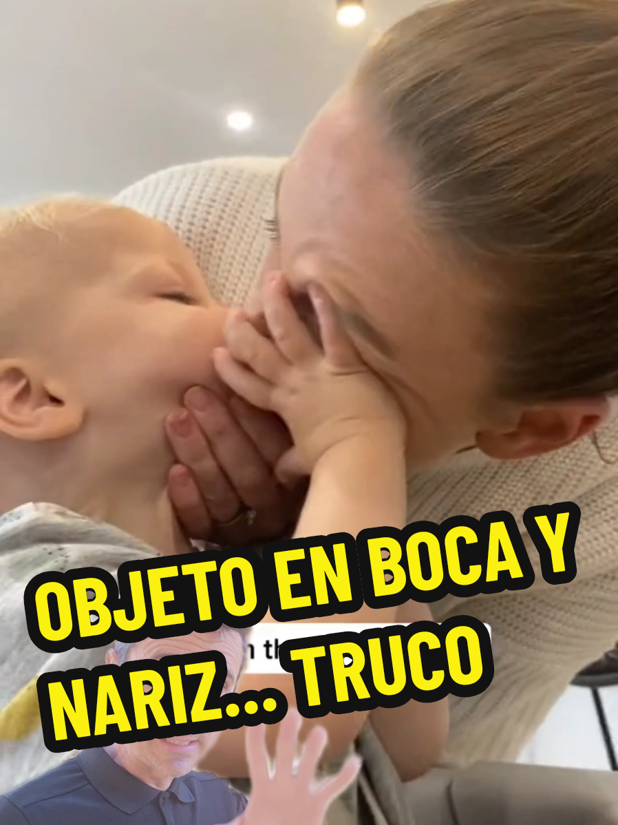 Objeto en boca o nariz. Truco para resolverlo . #salvarvidas #primerosauxilios #emergencias #urgencias #seguridad #prevencion #rescate 