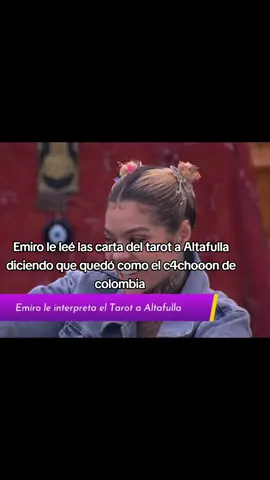 Emiro le leé las cartas del tarot a Altafulla en la casa de los famosos colombia #lacasadelosfamososcolombi#rcn#lcdlf2025#lcdfcolombia #fyp #virał 