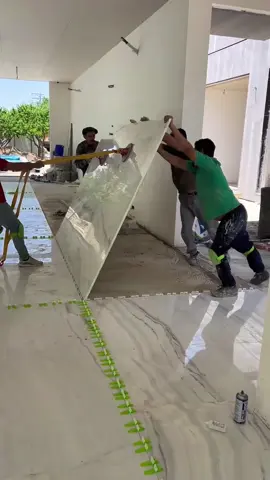 Foreign Insight: Installation of Large Ceramic Tiles#fyp 