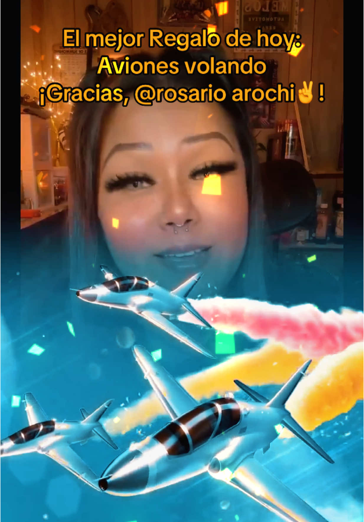 #VoiceEffects rosario arochi✌, gracias por el fantástico Regalo que has enviado en mi LIVE. Siempre recordaré este momento.@rosario arochi✌ #tiktoklive #livehighlights #livegift #flyingjets #avionesvolando #VoiceEffects #tiktoklive #livehighlights #livegift #fairfantasy #feriadelafantasía #leonandlili #leoncitoylili #LIVEGiftBFF #crystalcrown #starbeach #playaparadisiaca #foodfair #g #gabyqueenmedusaeyes👁🧿🦋 #gabyqueen👑 #livetiktok #LIVEIncentiveProgram 