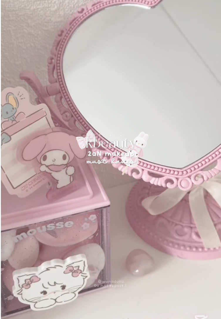 My favorite kbeauty products from @2aN 😍😍 (repost again bc it keeps flopping💔)#wonyoungism #pinkwonyoungism #viral #fyp #trending #foryoupage #xyzbca #beauty #kbeauty #koreanmakeup #pink #yesstyleinfluencers #yesstyle #2an #2aN #2anmakeup 