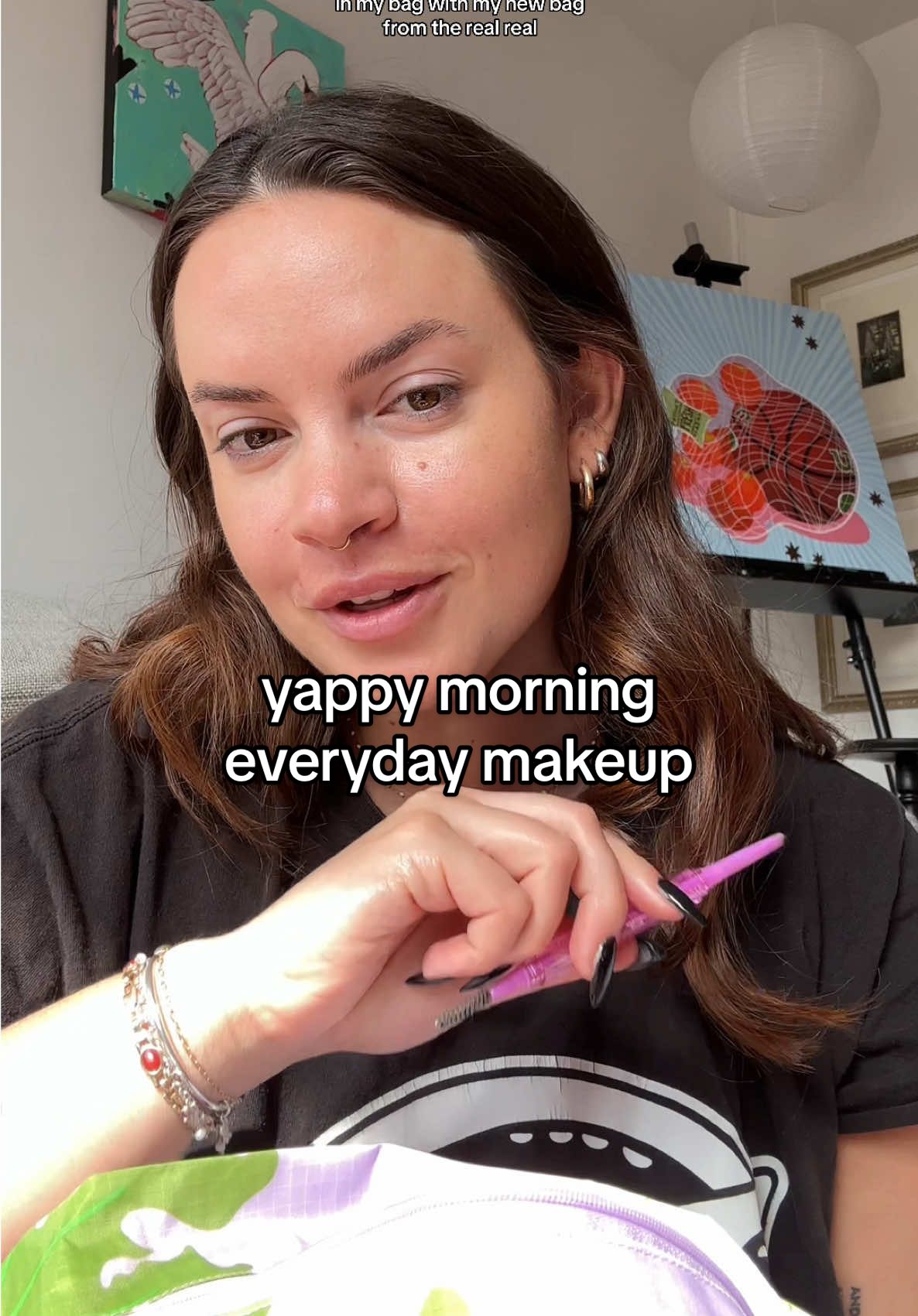 multitasking is hard lol, also hi I miss yappin at y’all ! #everydaymakeup #morningroutine 