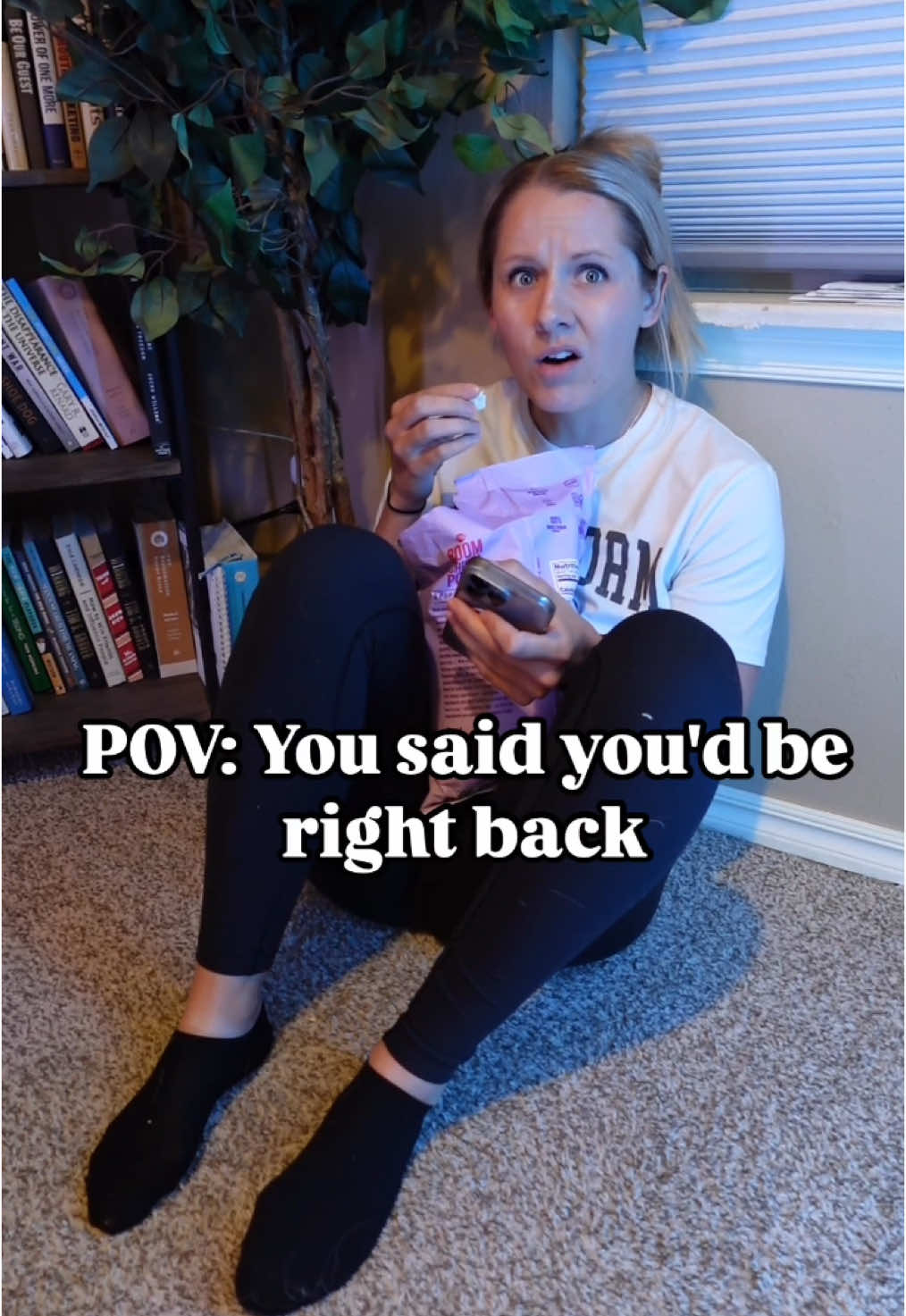When you end up with a snack and scrolling while your significant other has the baby 😂 #couples #couplestiktok #parentsoftiktok #funnyvideos 