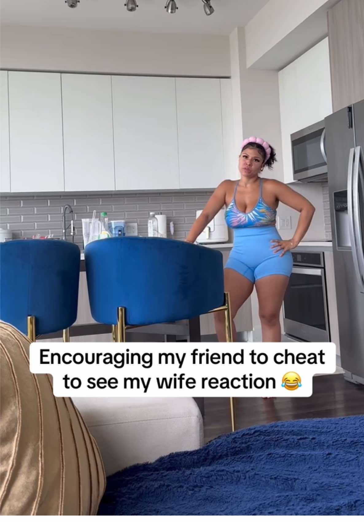 She thinks I’m cheating now 😂#couple #funny #foryou #prank #couplegoals #fyp #explorepage #marriagehumor #capcut #creatorsearchinsights 