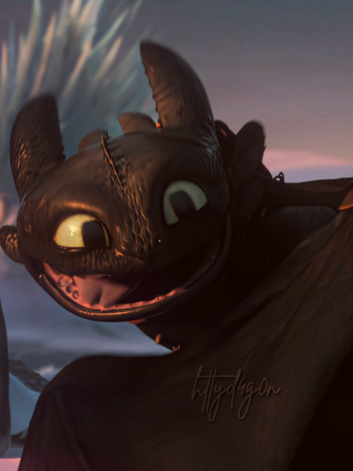 he's so cutee I can't | #toothless #howtotrainyourdragon #howtotrainyourdragon2 #edit