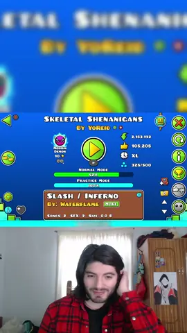 SKELETAL SHENANIGANS | Geometry Dash ID: 118509879 Hello everyone. Muy épico el nivel en verdad, junto con la canción queda perfecto. Muchas gracias por la recomendación! #skeletalshenanigans #geometrydash #crisedward