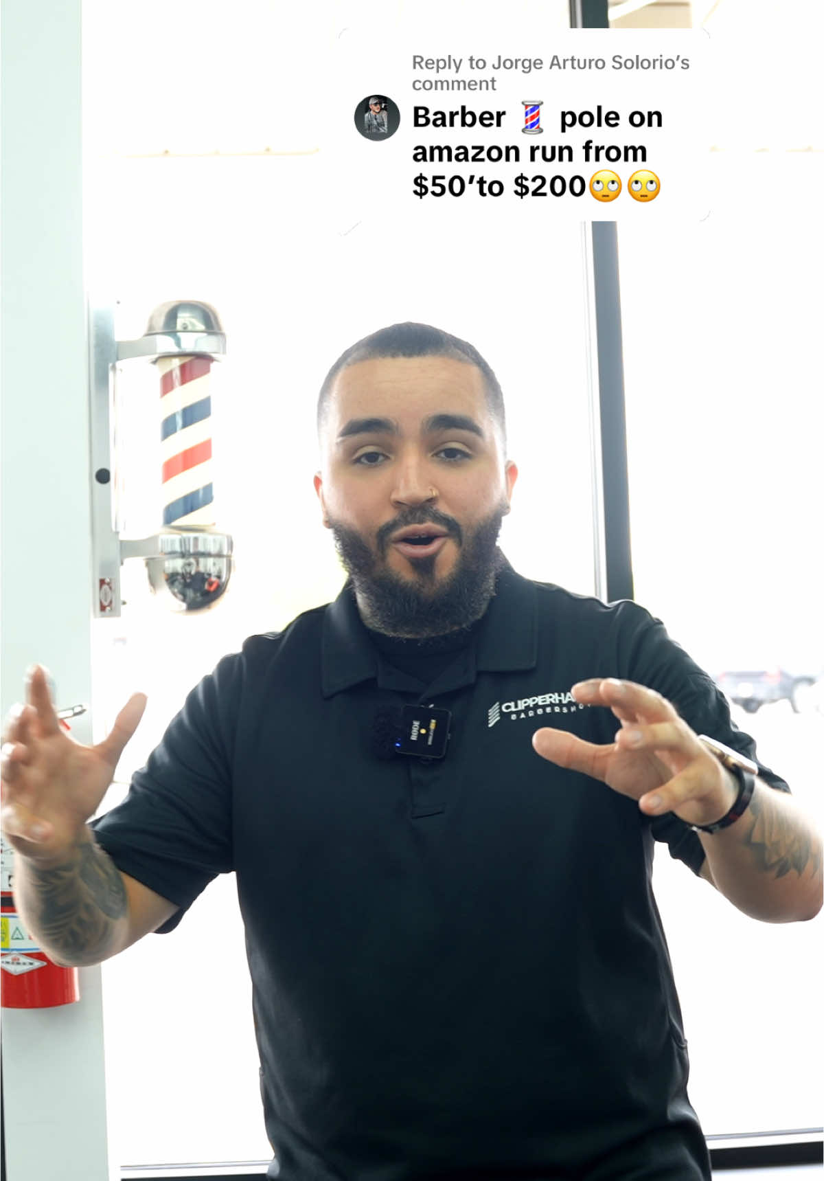 Replying to @Jorge Arturo Solorio  I almost did the same thing and purchased a barber pole on Amazon but it’s not worth losing all the money I invested into my shop for a few hundred bucks. Get a Marvy Barber Pole 💈   #hairstyles #funny #viral #inspirational #barberlife #losangelesbarber #texasbarber  #lorainbarber #ohiobarber #barbershopconnect #LAbarber #explore #motivation #elyriabarber #barberlove #clevelandbarbers #cleveland #lorain #beauty #atlantabarber #hairvideos #barbervideos 