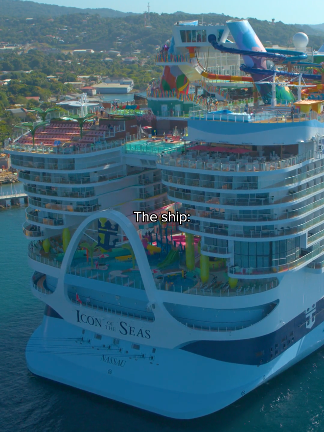 She’s the baddie of the seas 💅 #IconoftheSeas #cruiseship #cruise #caribbean #vacation #travel