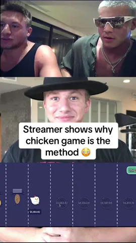 Streamer shows why chicken game is the method 😳 #stevewilldoit #crossyroad #streamer #kick 