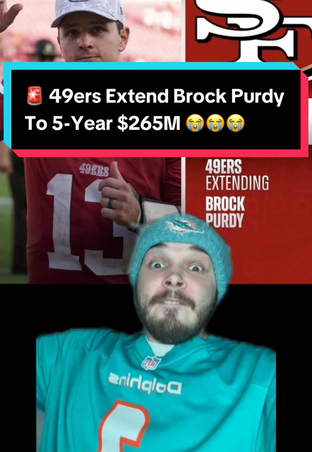 🚨 49ers Extend Brock Purdy To 5-Year $265M 😭 #nfl #nfltrending #nflviral #nflfootball #49ers 
