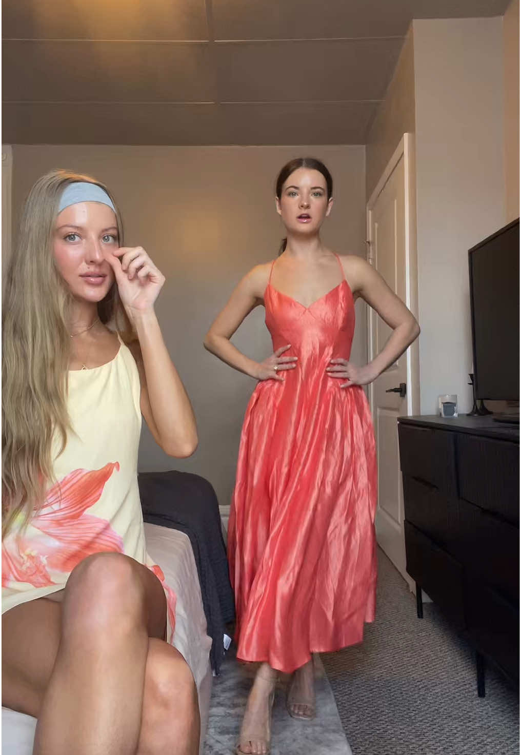 getting my sisters feedback on my latest @Lulus haul! 👯‍♀️👗 #lovelulus #luluspartner @Paige Hyland 