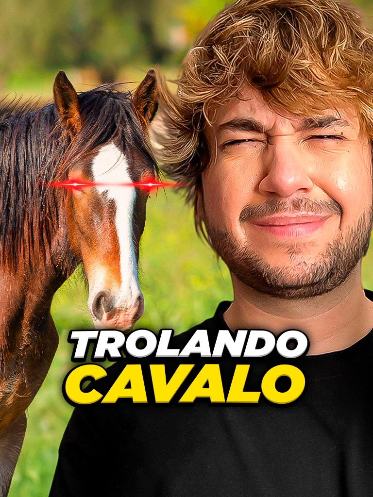 trollando o cavalo #livedobrino #humor