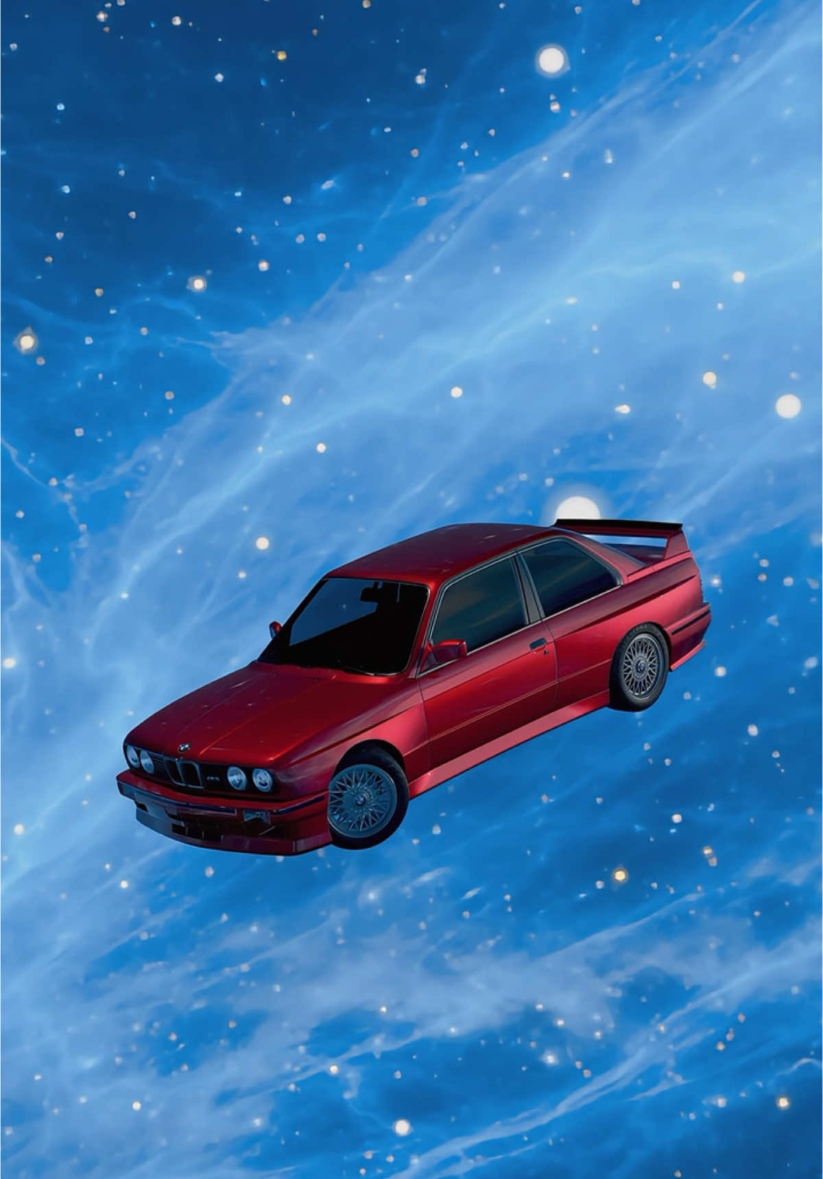 BMW E30 in another dimension #fyp #4k #cinematic #space #caredit #spaceedit #