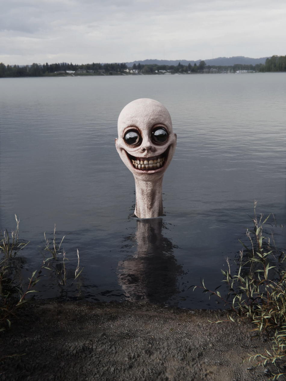 I think it's safe to swim here #nightmare #creepy #cursed #horror #fyp 