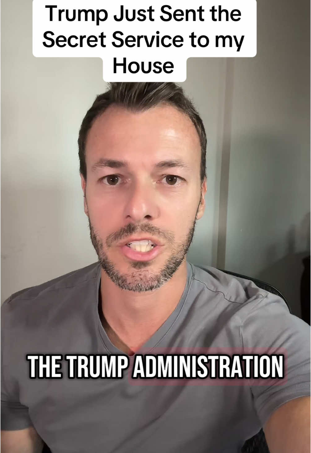 The Trump administration just sent the Secret Service to my house for tweeting 8647 #breakingnews #trump #democrats 
