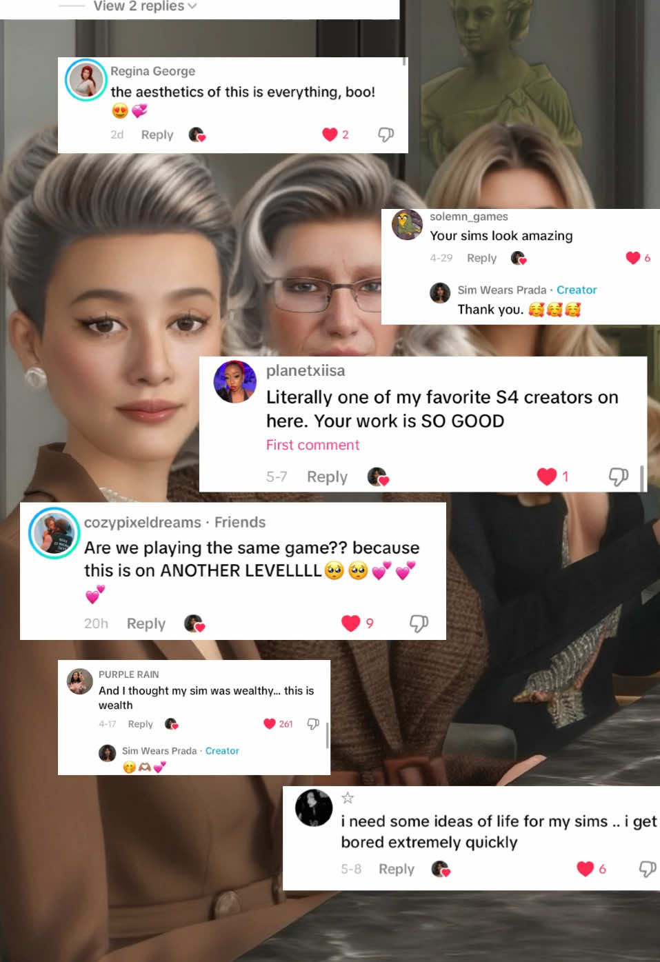 Replying to @cozypixeldreams “Are we playing the same game” I mean are we, we should lol?  #thesims4 #thesims #wealthy #foryou #animation #shera 