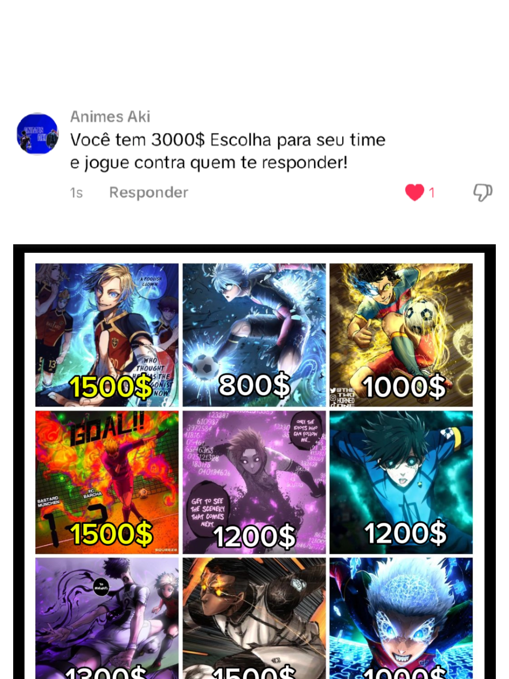 Escolha seu time #bluelock #anime #itoshisae 