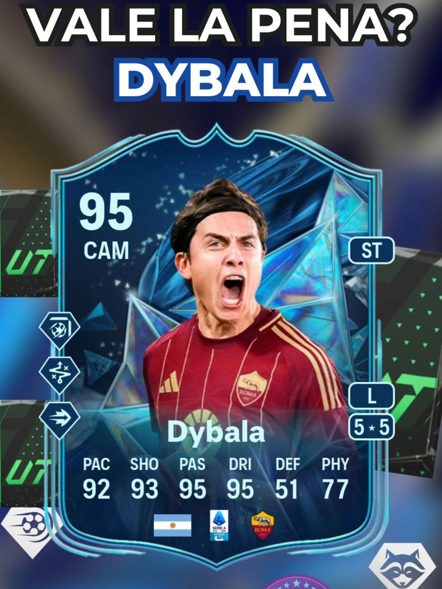 DYBALA 95 SBC TOTS MERECE LA PENA en EAFC 25? #fifa  #eafc25  #fc25  #eafc  #fifa25  #fut25  #fifaultimateteam  #TOTS  #teamoftheseason #dybala