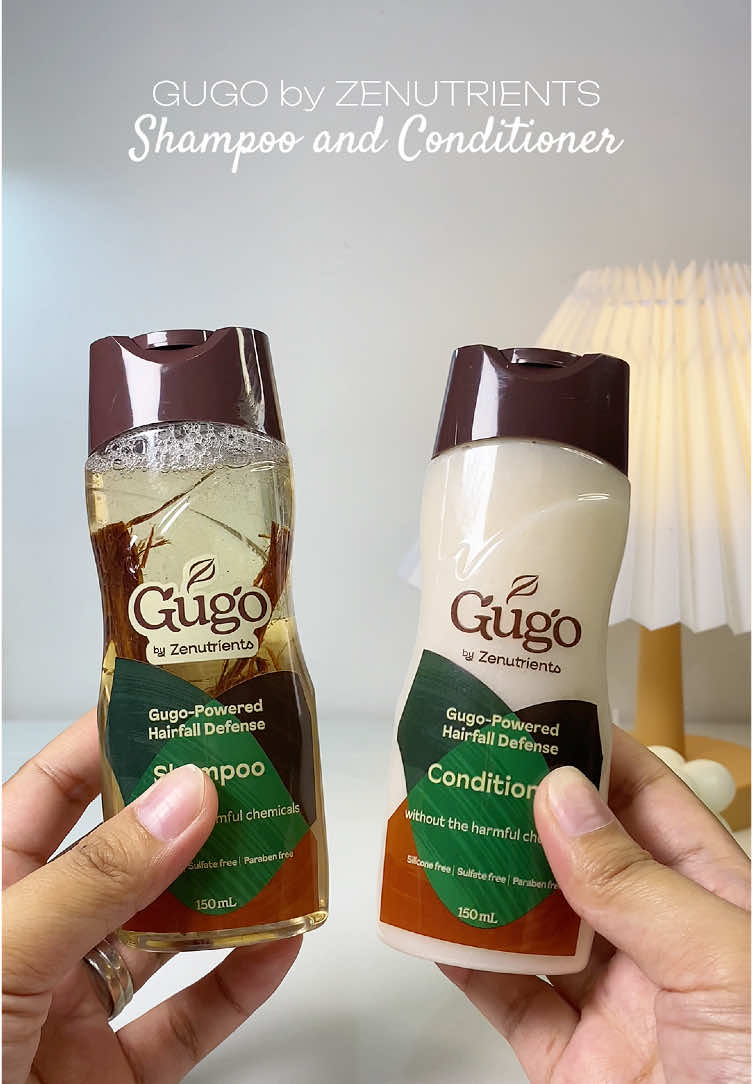 Kung kagaya kita na nalalagas rin ang buhok, i-try mo na tong Gugo shampoo and conditioner. 🤍 #zenutrients #gugo #gugoshampoo #gugoconditioner #hairfall #hairfallsolution #hairfallcontrol #hairproblems #hairproducts 