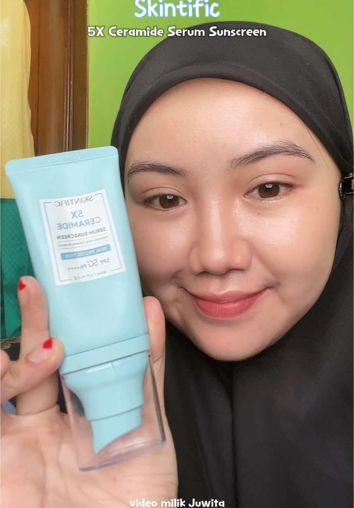 Sunscreen dgn kandungan ceramide yg cocok banget buat skin barrier rusak ✨💙 #skintific #skintificsunscreen #skintific5xceramide #sunscreenreview 