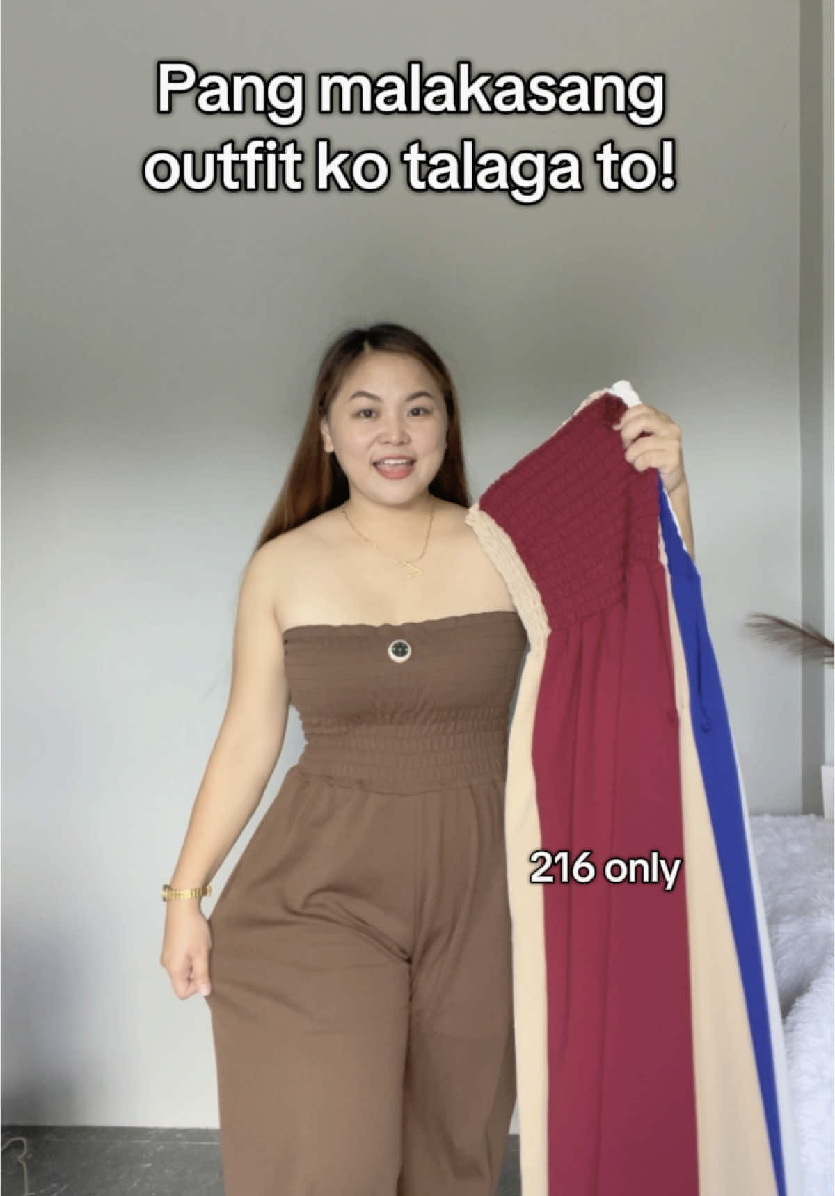 JUMPSUIT Plain Brown color 🤎 #fyp #fypage  #affordablejumpsuit #jumpsuit #foryoupage #tiktokfinds  #fypシ゚ 