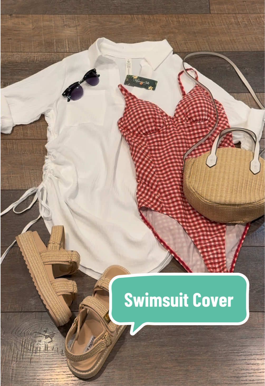 #summervibes #beachwear #outfitinspo #swimsuitcoverup #poolday #SummerFashion #bathingsuit 