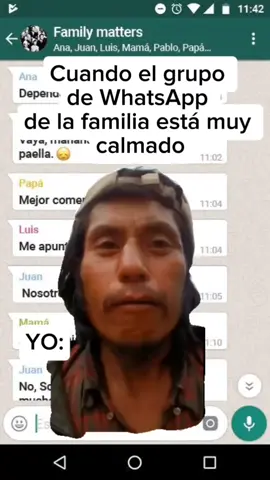 cuando el grupo de WhatsApp está callado y toca animarlos  #grupowhattsapp #familia #risa #meme