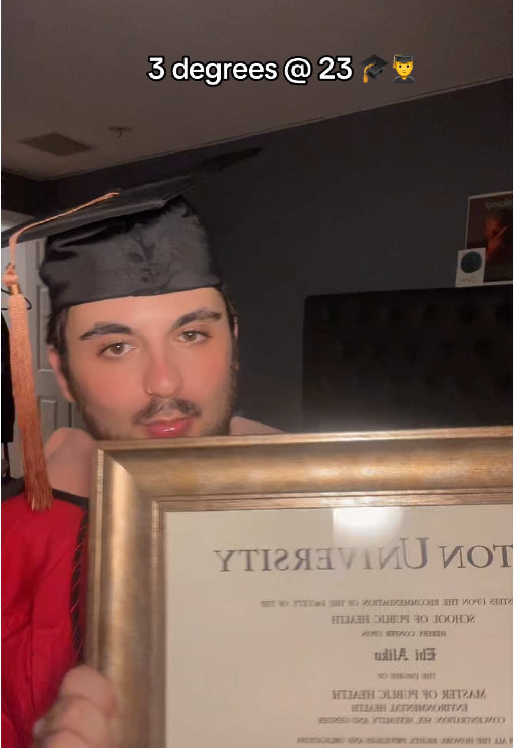 We didddd ittt (grad pics cominggg soon🥳🫶🏻) #xyzbca #grad #masters #threedegrees #23 #educated #young #smart #love #bostonuniversity #MPH 