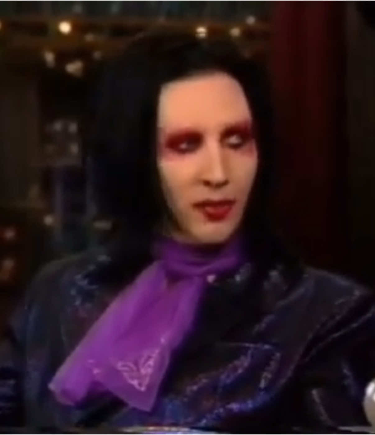 #MarilynManson #Rock #Metal #ShockRock #OneAssassinationUnderGod #Rock #Metal  #Goth #Talkshow #90s #TV #Funny #AntichristSuperstar #fyp 