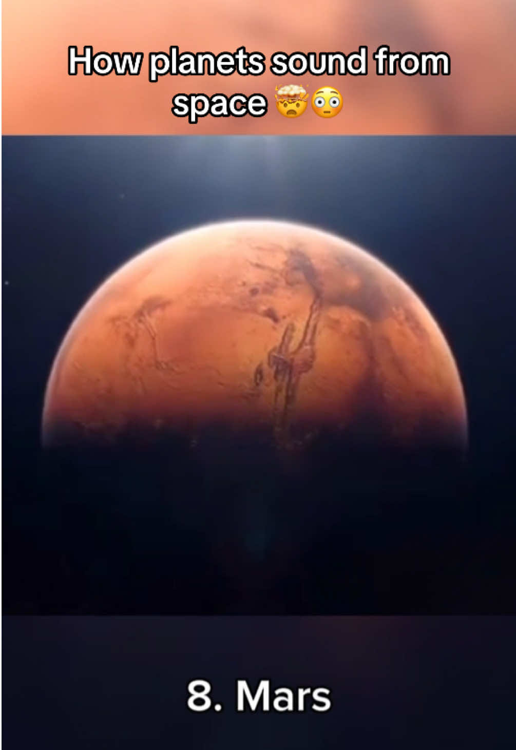 How Planets sound from space 😳🤯 #space #astronomy #universe #spacetok #scary #fyp #planets 