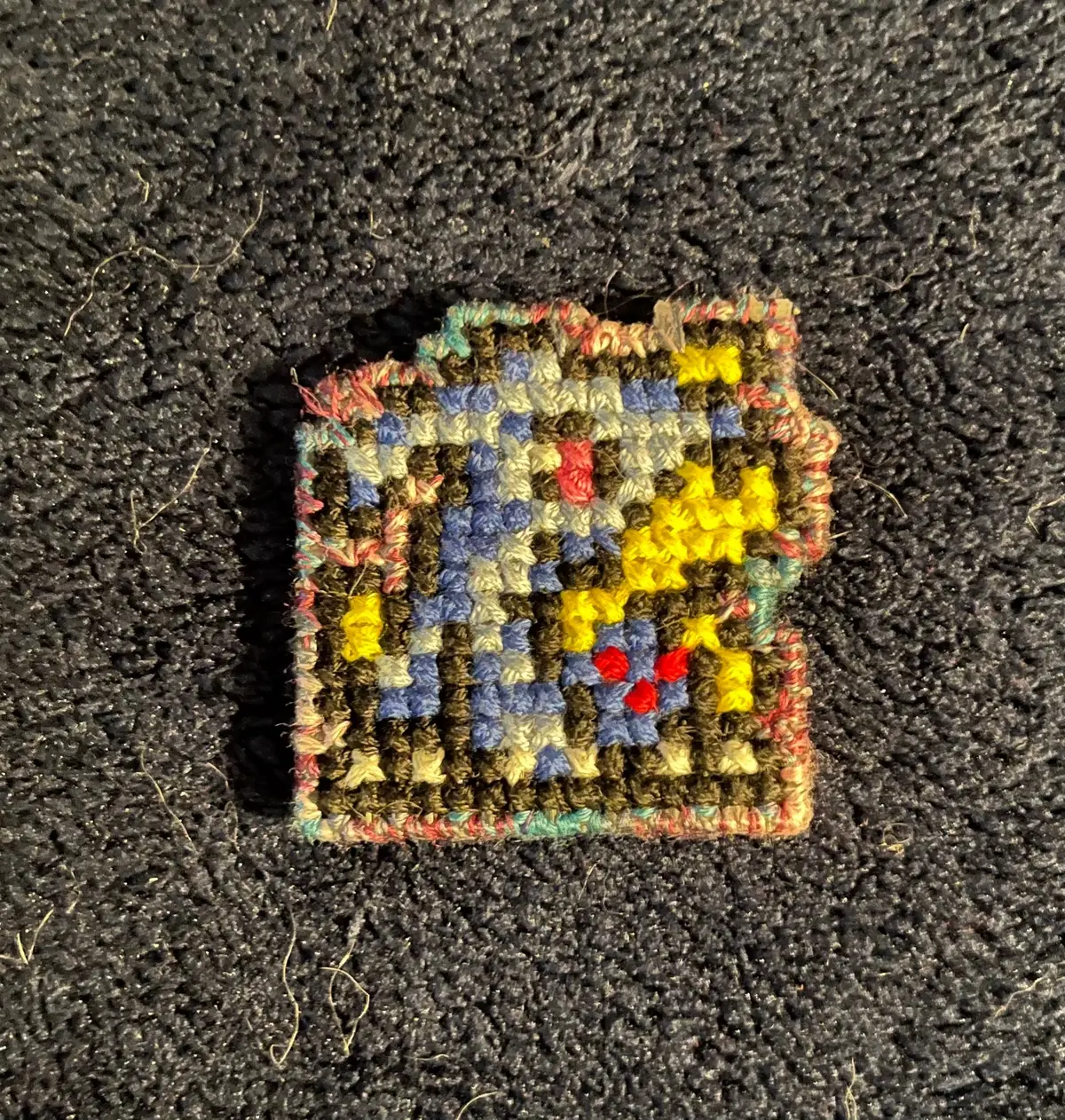 So I found this plastic mesh canvas that’s really great for making charms and stuff. The Digimon Dot sprites were the perfect size, and my partner wanted Mimikyu, so here’s what I’ve got so far. Definitely doing more Digimon! You basically have to make a reverse image on the backside, so for Mimikyu I did the shiny version. #digimon #digimonadventure #crossstitch #pokemon #mimikyu #gabumon #biyomon #piyomon