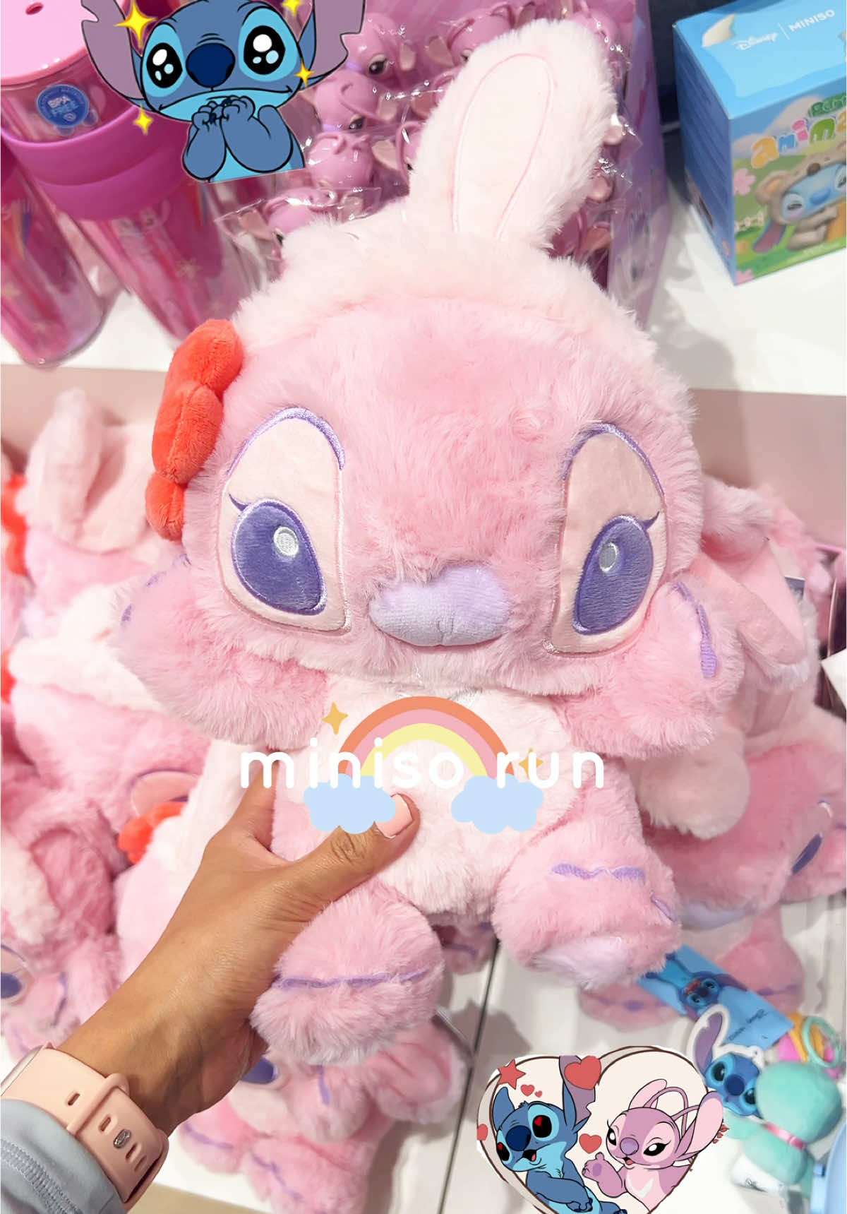 little @MINISO United States run 🥹🩷 #myminisousa #miniso #stitch #liloandstitch #girly #minisotok #cute #winniethepooh #powerpuffgirls 