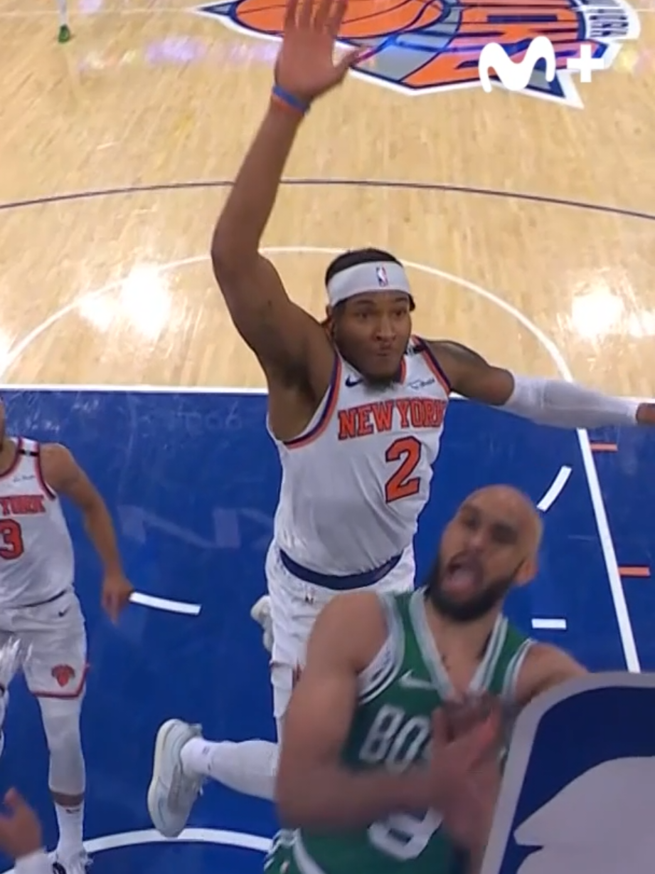 😱 El TAPONAZO. Salvajada de McBride. #TiempoDePlayoffs #joshhart #NBA #celtics #knicks #hart #DeportesEnTikTok #nyc #newyorkknicks 