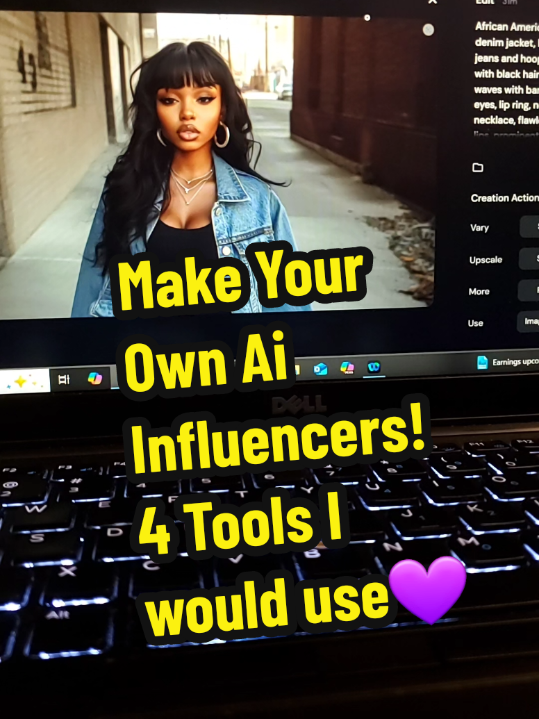 This is an Ai influencer/ model. Created in #midjourney voice made in #hedra her backstop and persona made in #chatgpt and her ai animation videos made in Kling!  Ai influencer are actually making people money these days so you may want to create one! @Kling AI @Midjourney @Hedra 