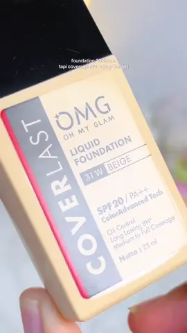 ringan, ga dempul, longlasting juga, untuk harga 20ribuan ini cakep banget si #omgbeauty #foundationomg #foundation #rekomendasifoundation 