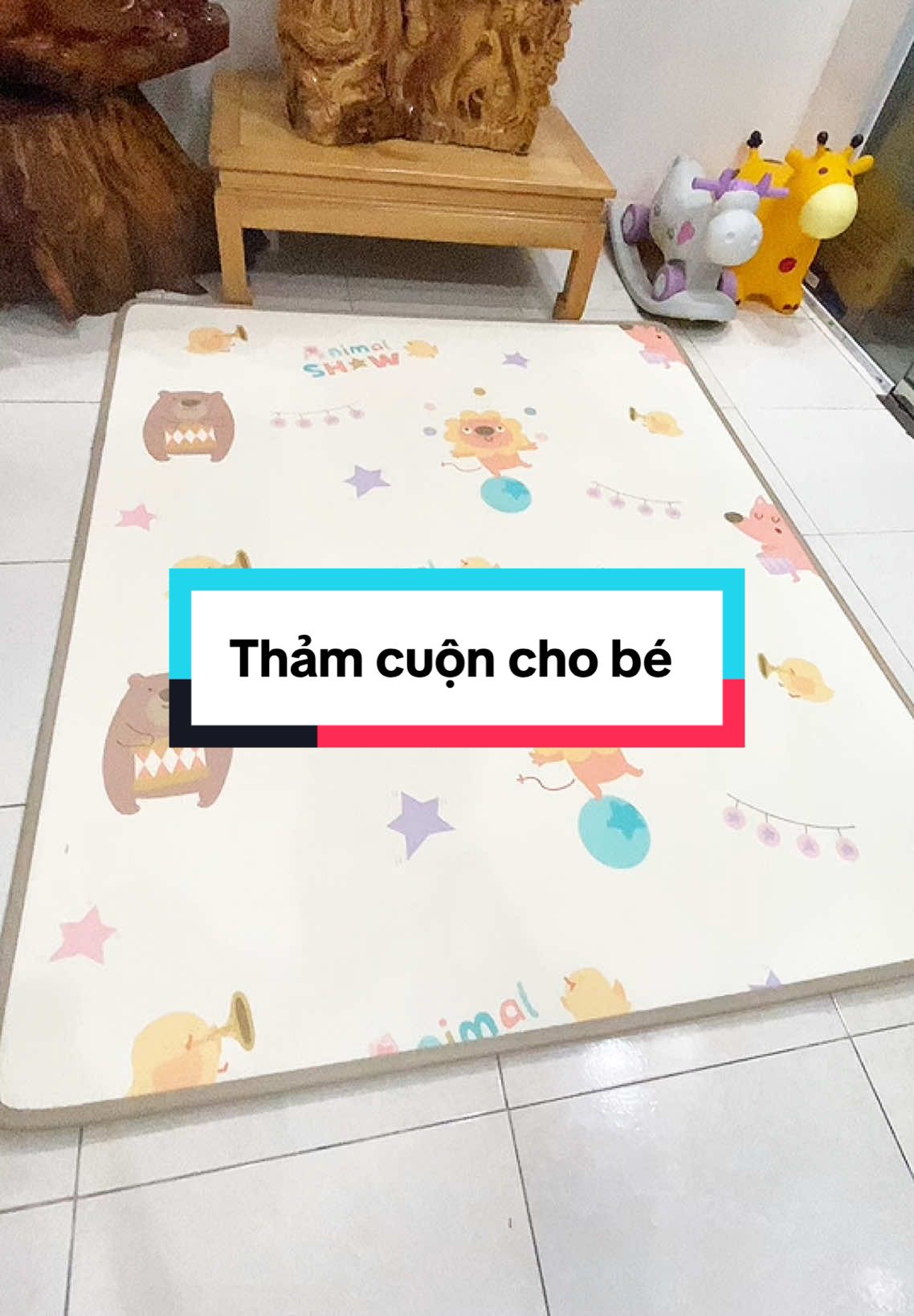 Thảm cuộn bề mặt silicon êm ái chống trơn trượt cho bé. Phù hợp với mọi gia đình và nhu cầu sử dụng #shopdotonghop55  #thamcuonsilicon #xuhuong 