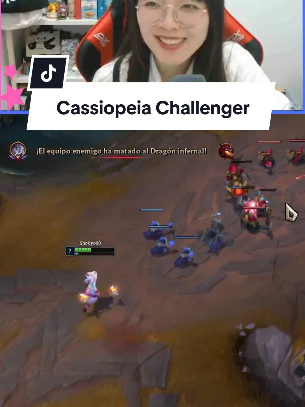 Me encontré con una Cassiopeia Challenger  #riotgames #ranked #leagueoflegends #parati #fyp #foryou #streamer #Gaming 
