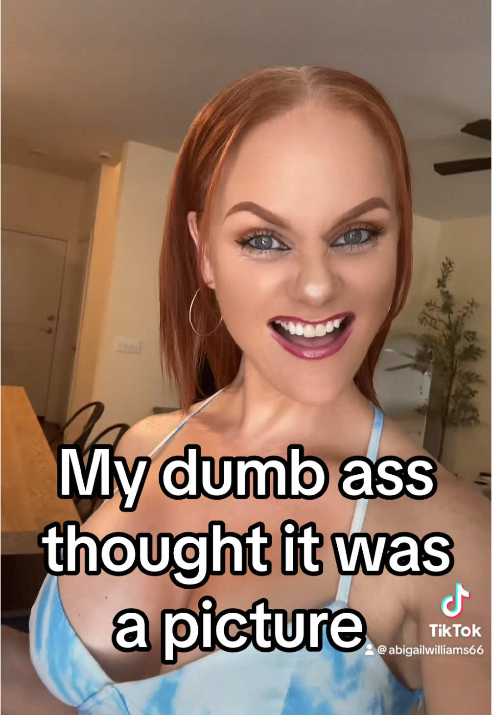 What a dumb dumb.. I tricked my own self lol…redheads can be blonde too #selfiefail #selfie #ginger #fypシ #weirdo   #vibe #BlackTikTok #funny 